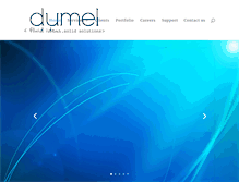 Tablet Screenshot of dumel.co.za