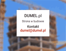 Tablet Screenshot of dumel.pl